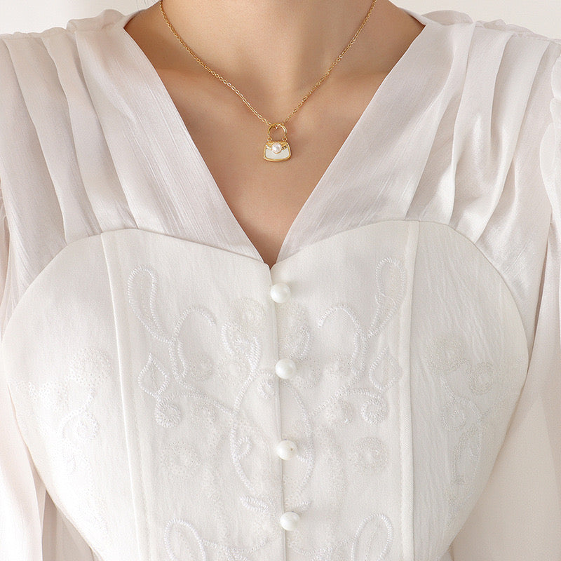 Bag It Babe Necklace