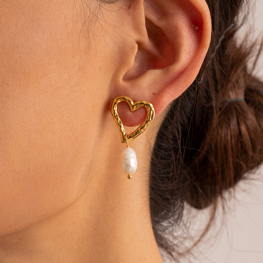 Golden Romance Drop Earrings