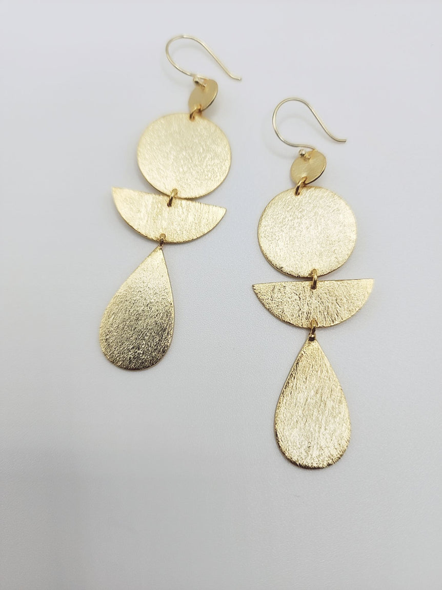 Gold & Beautiful Earrings