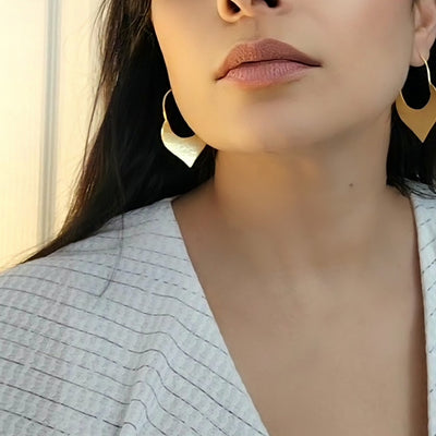 Gold & Beautiful Earrings - The Jazzy Owl