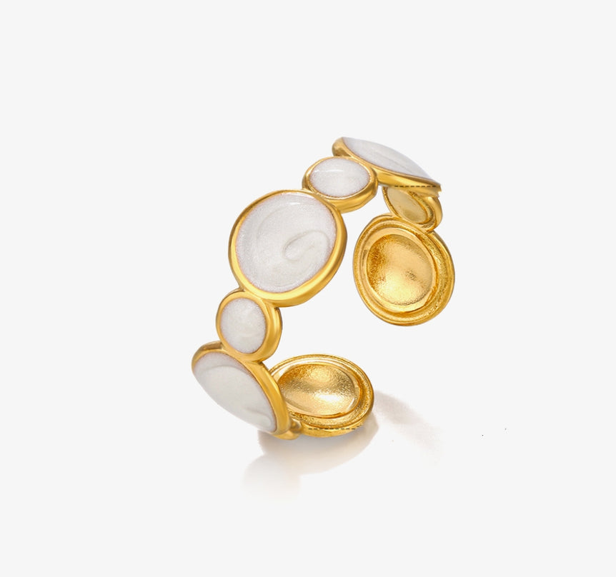 White Aura Ring