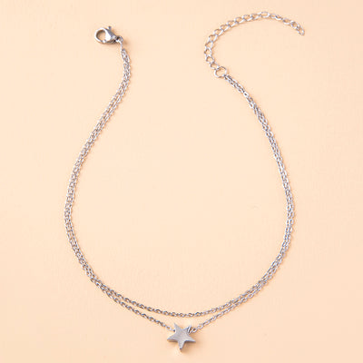 Twinkle Star Anklet - The Jazzy Owl