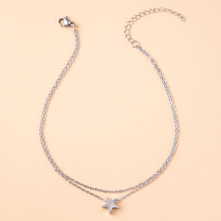  Twinkle Star Anklet - The Jazzy Owl