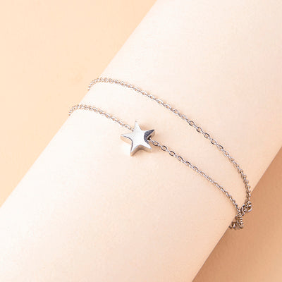  Twinkle Star Anklet - The Jazzy Owl