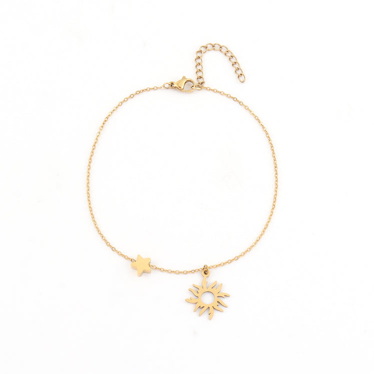  Sunbeam Charm Anklet - The Jazzy Owl