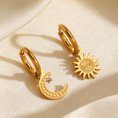  Sun & Fun Hoops Earrings - The Jazzy Owl