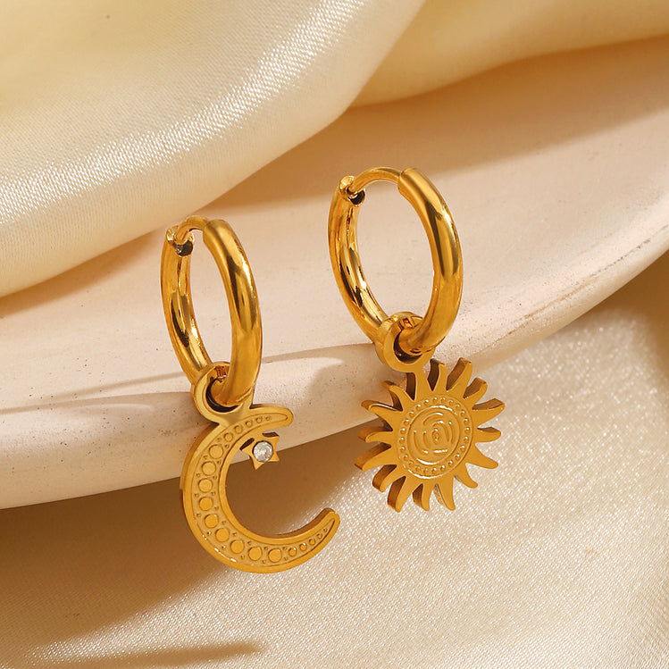  Sun & Fun Hoops Earrings - The Jazzy Owl