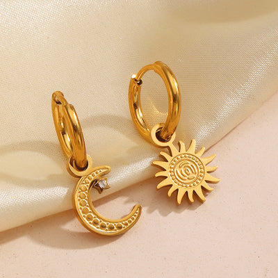  Sun & Fun Hoops Earrings - The Jazzy Owl