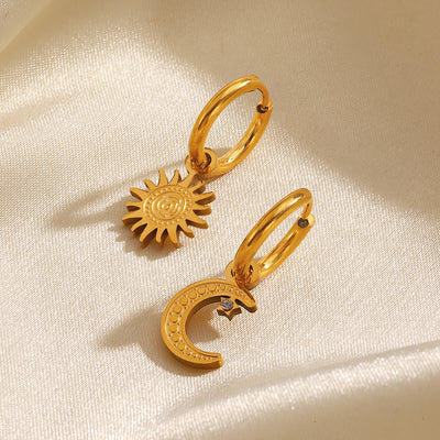  Sun & Fun Hoops Earrings - The Jazzy Owl