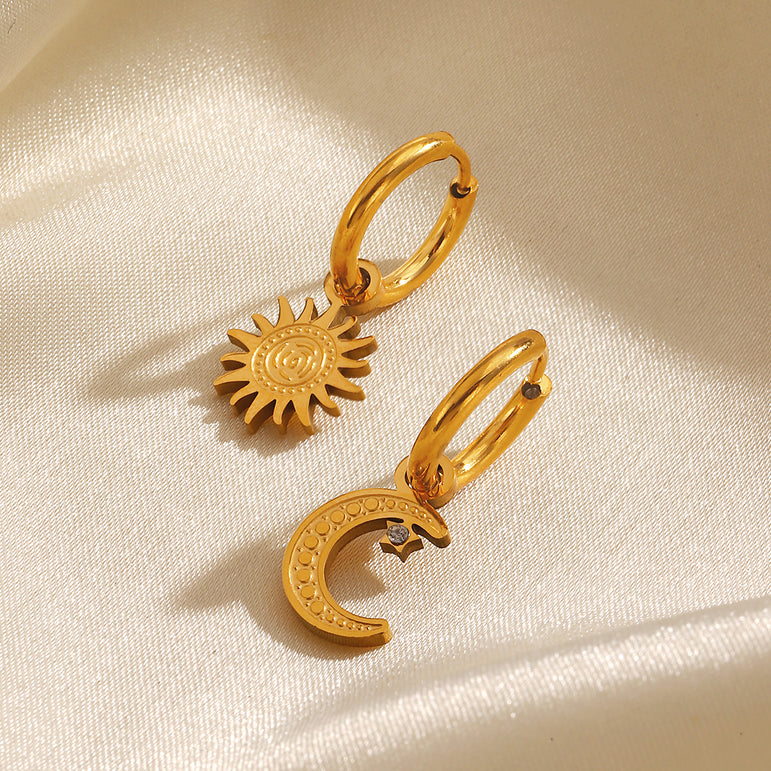  Sun & Fun Hoops Earrings - The Jazzy Owl