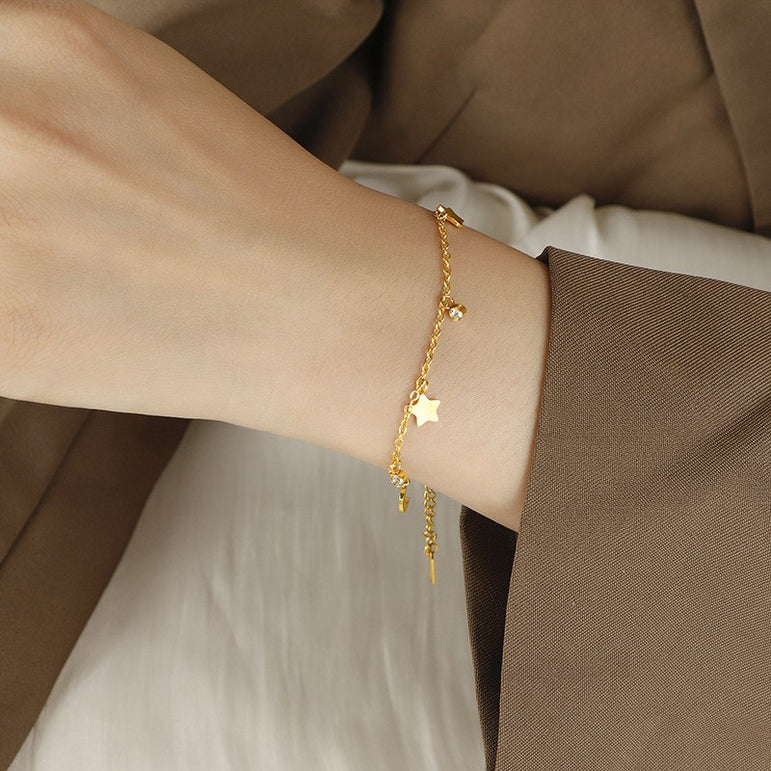  Starry Night Charm Bracelet - The Jazzy Owl