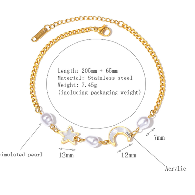  Moonlight Magic Anklet - The Jazzy Owl