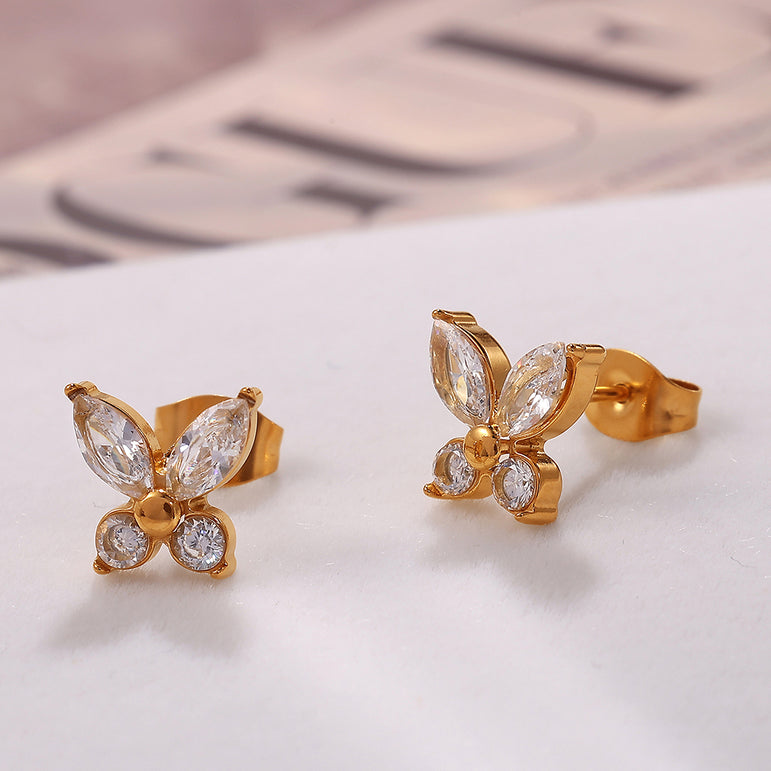 Wing It Waterproof Stud Earrings