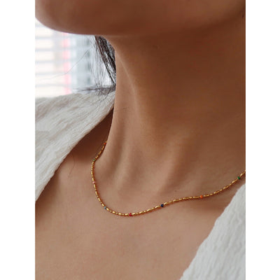  Color Kiss Necklace - The Jazzy Owl