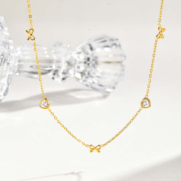  Starlight Bow Necklace - The Jazzy Owl