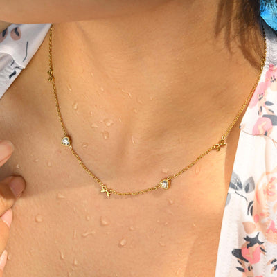  Starlight Bow Necklace - The Jazzy Owl