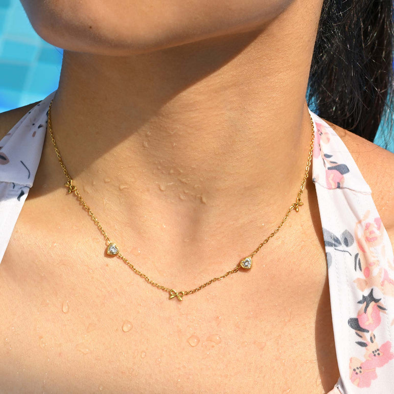  Starlight Bow Necklace - The Jazzy Owl