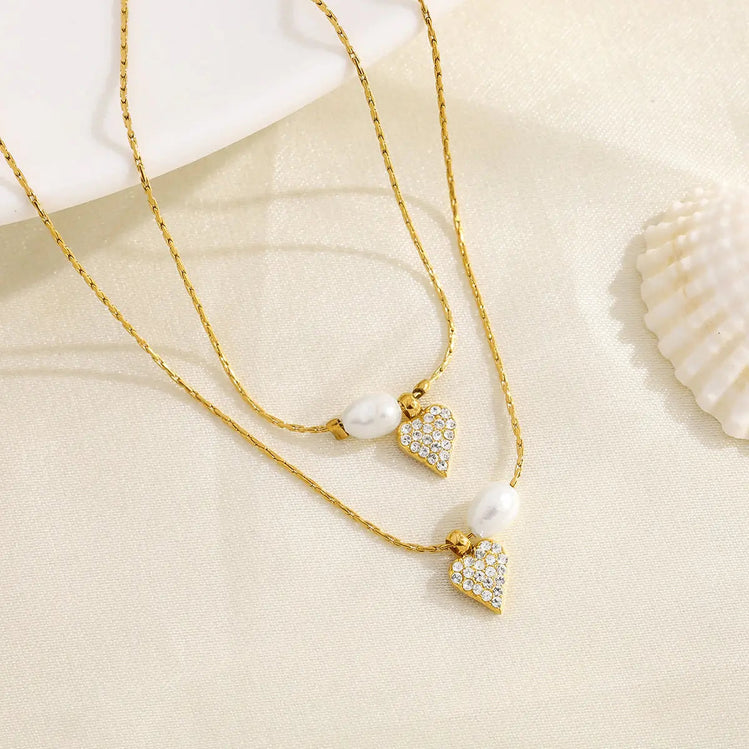  Promise Pearl Heart Bracelet - The Jazzy Owl