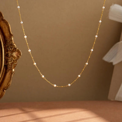  Pearl Sprinkles Necklace - The Jazzy Owl