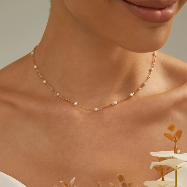  Pearl Sprinkles Necklace - The Jazzy Owl