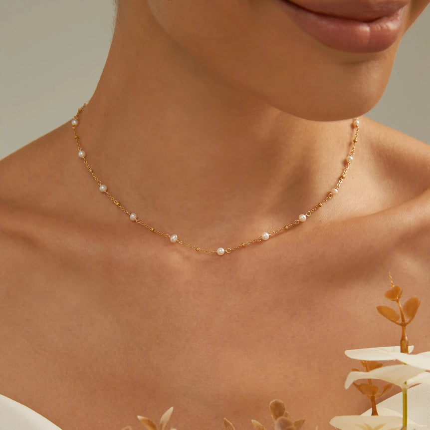  Pearl Sprinkles Necklace - The Jazzy Owl