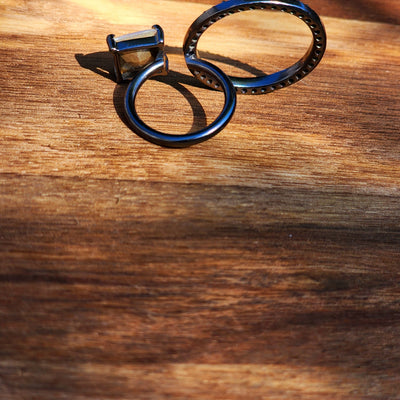 Silver Night Ring