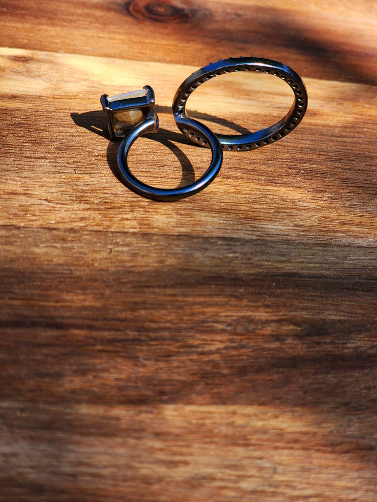 Silver Night Ring