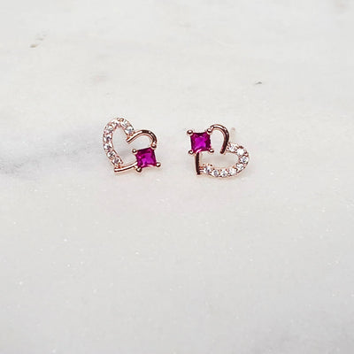  Blush Promise Studs - The Jazzy Owl