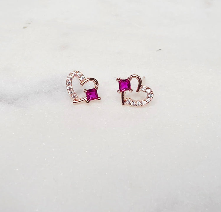  Blush Promise Studs - The Jazzy Owl