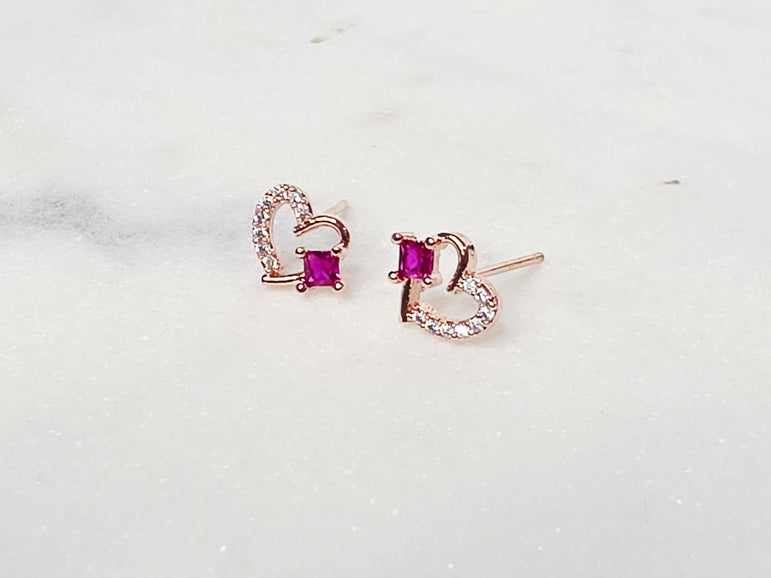  Blush Promise Studs - The Jazzy Owl