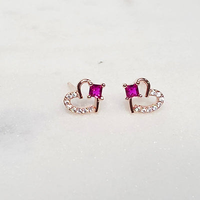  Blush Promise Studs - The Jazzy Owl