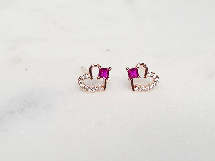  Blush Promise Studs - The Jazzy Owl