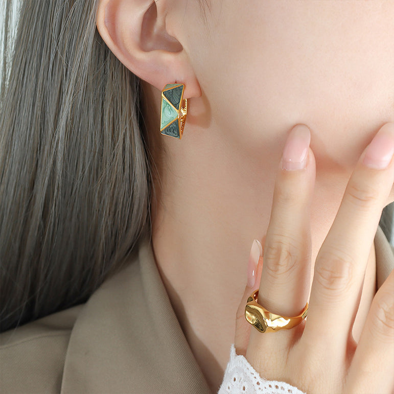 Teal Tides Earrings