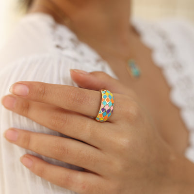 Confetti Spark Ring