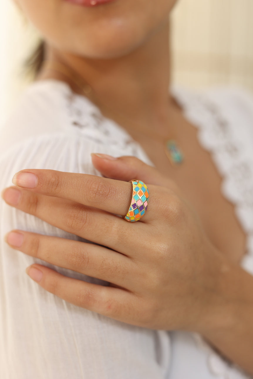 Confetti Spark Ring