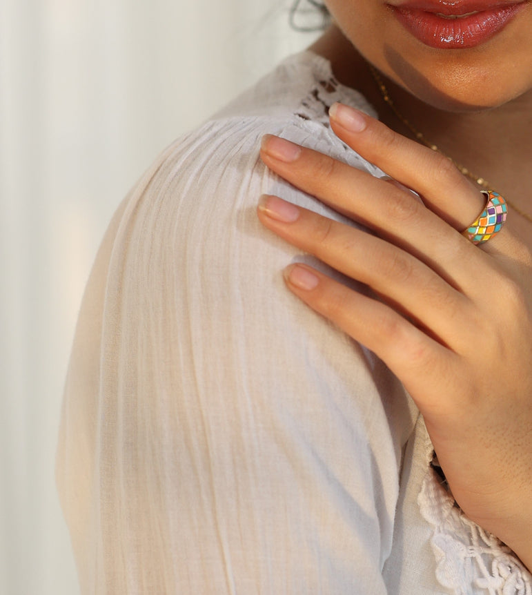 Confetti Spark Ring