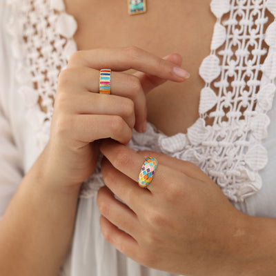 Confetti Spark Ring
