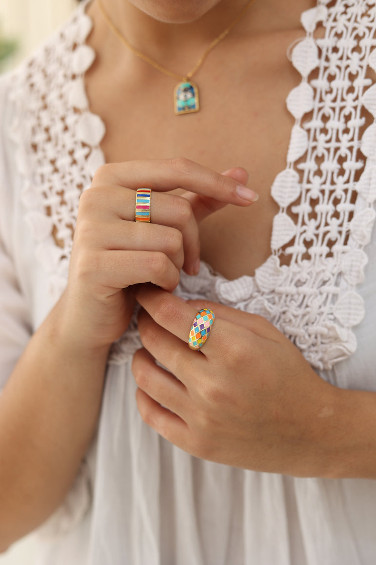 Confetti Spark Ring