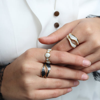 White Aura Ring