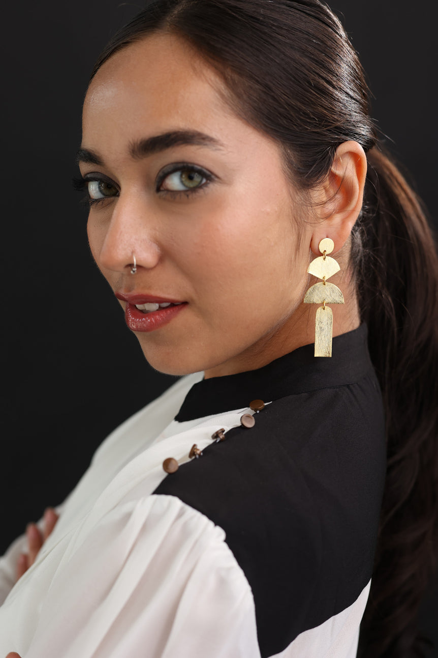 Gold & Beautiful Earrings