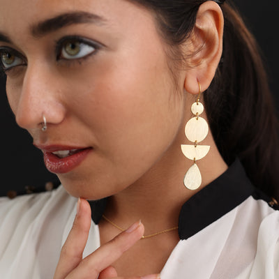 Gold & Beautiful Earrings