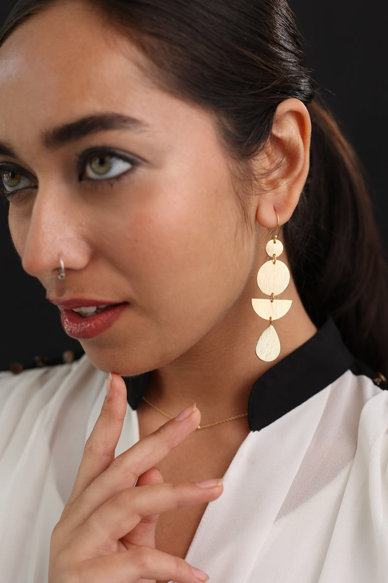 Gold & Beautiful Earrings