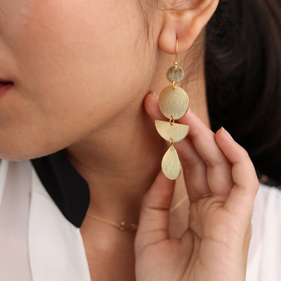 Gold & Beautiful Earrings