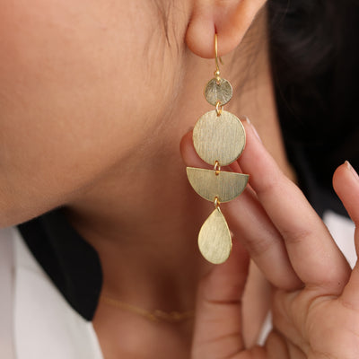 Gold & Beautiful Earrings