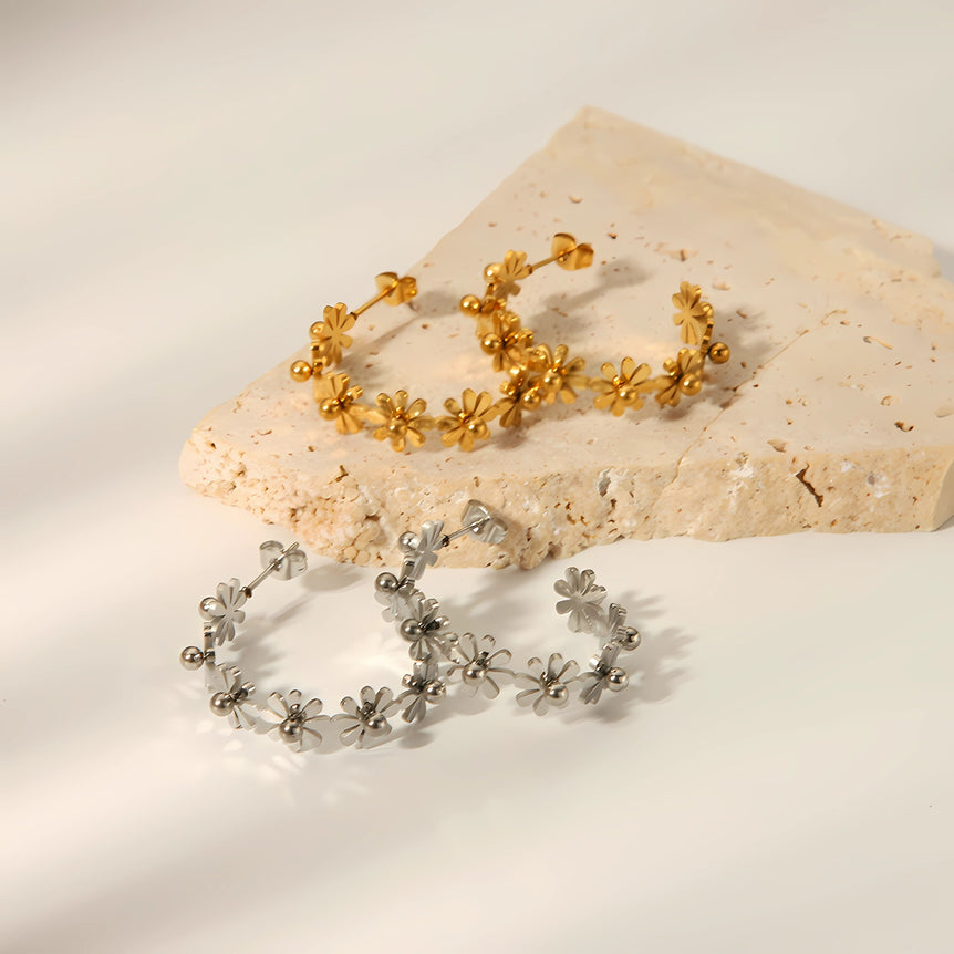 Daisy Daze Hoops Earrings