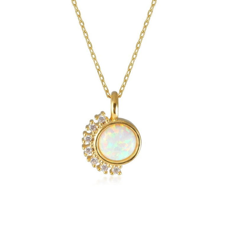 OpalWhirl Necklace