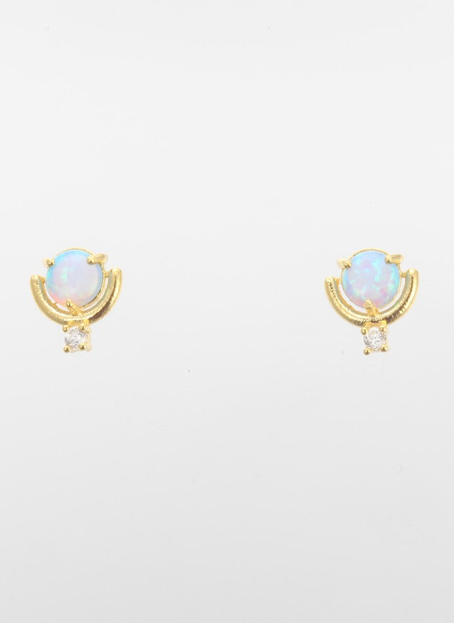 Opal Pop Stud Earrings