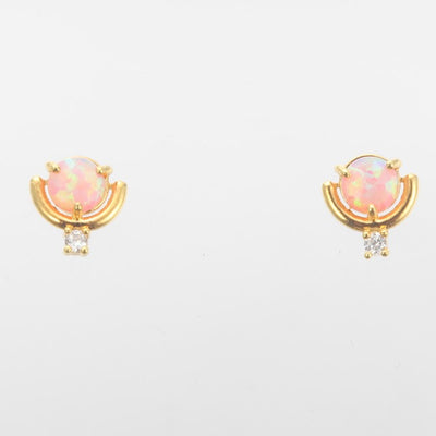 Opal Pop Stud Earrings