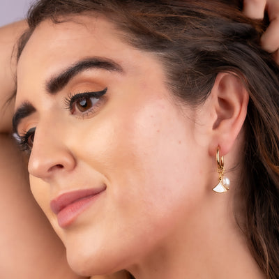 GoldenSails Drop Earrings