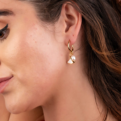 GoldenSails Drop Earrings